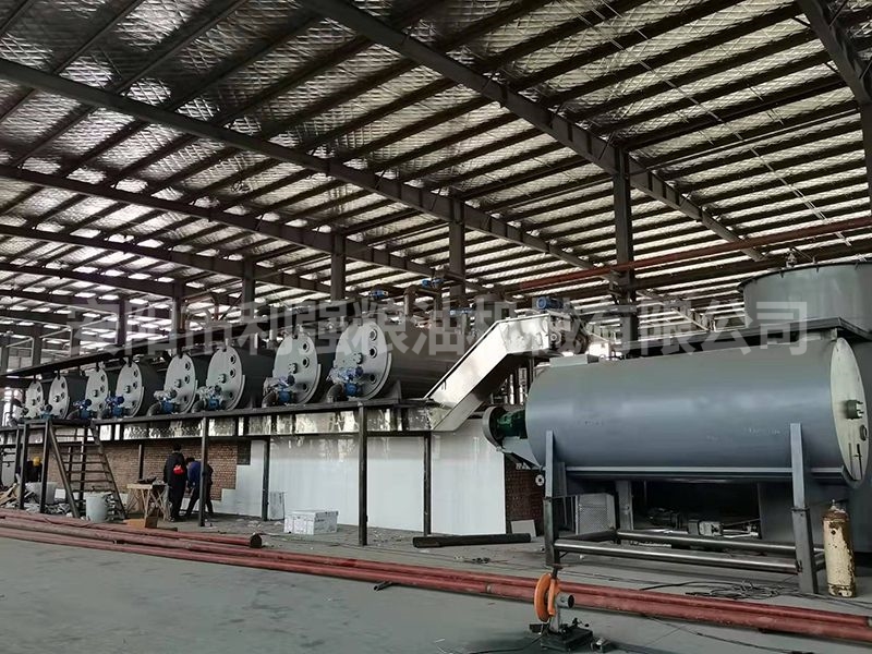 安徽润泰200吨自动化动物油熬炼设备生产线